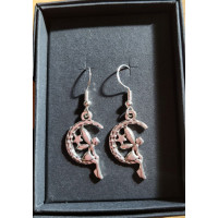 Fairy in Moon Earrings